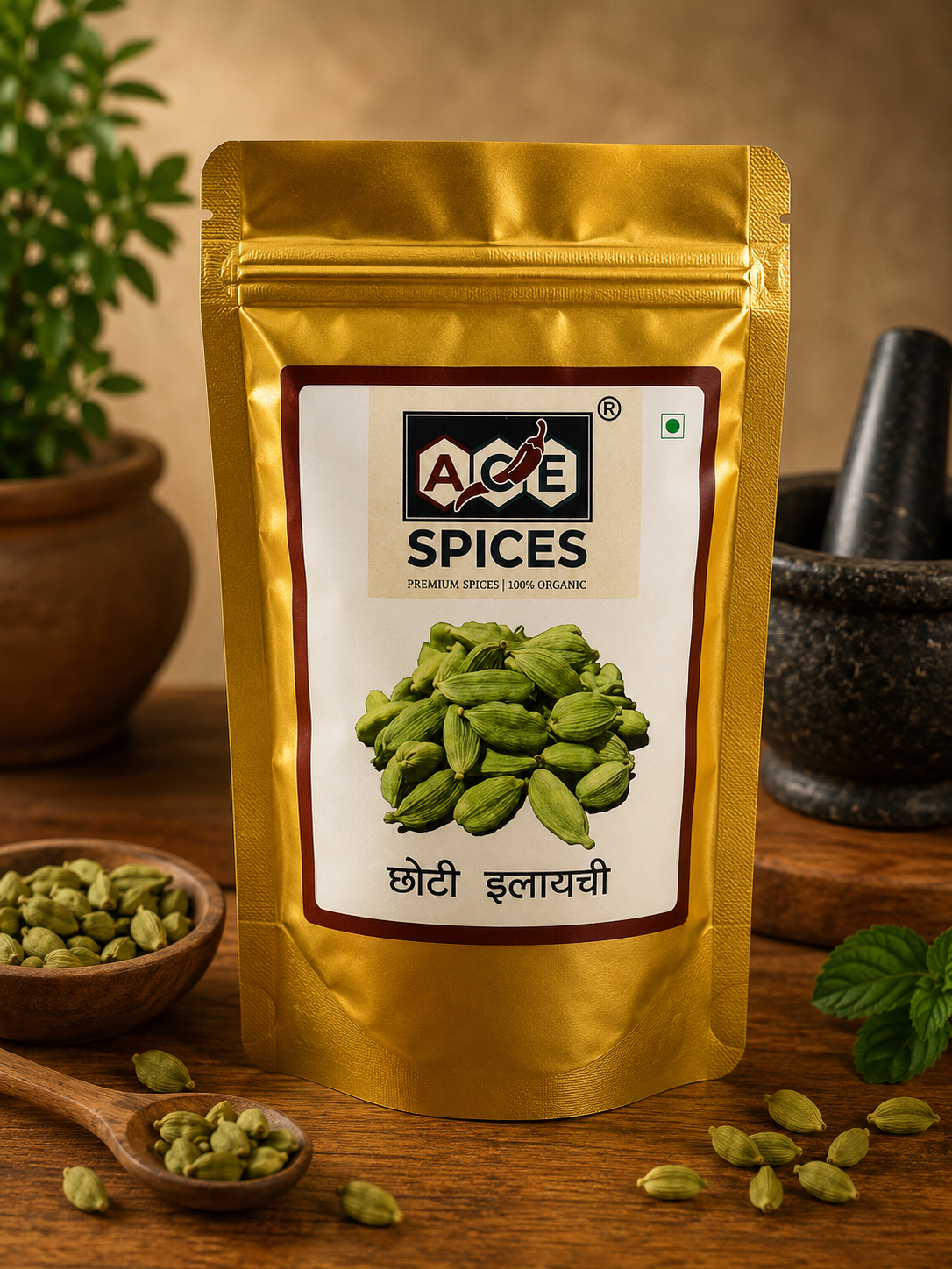 ACE Spices Premium Green Cardamom (Chhoti Elaichi)