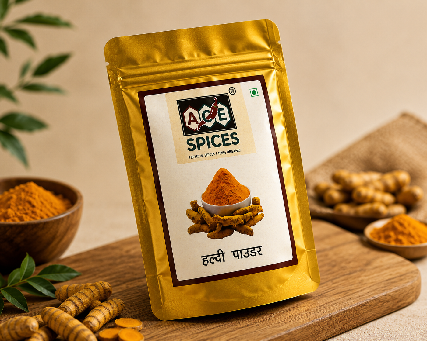 ACE Spices Turmeric Powder (Haldi Powder) | 100% Pure & Natural