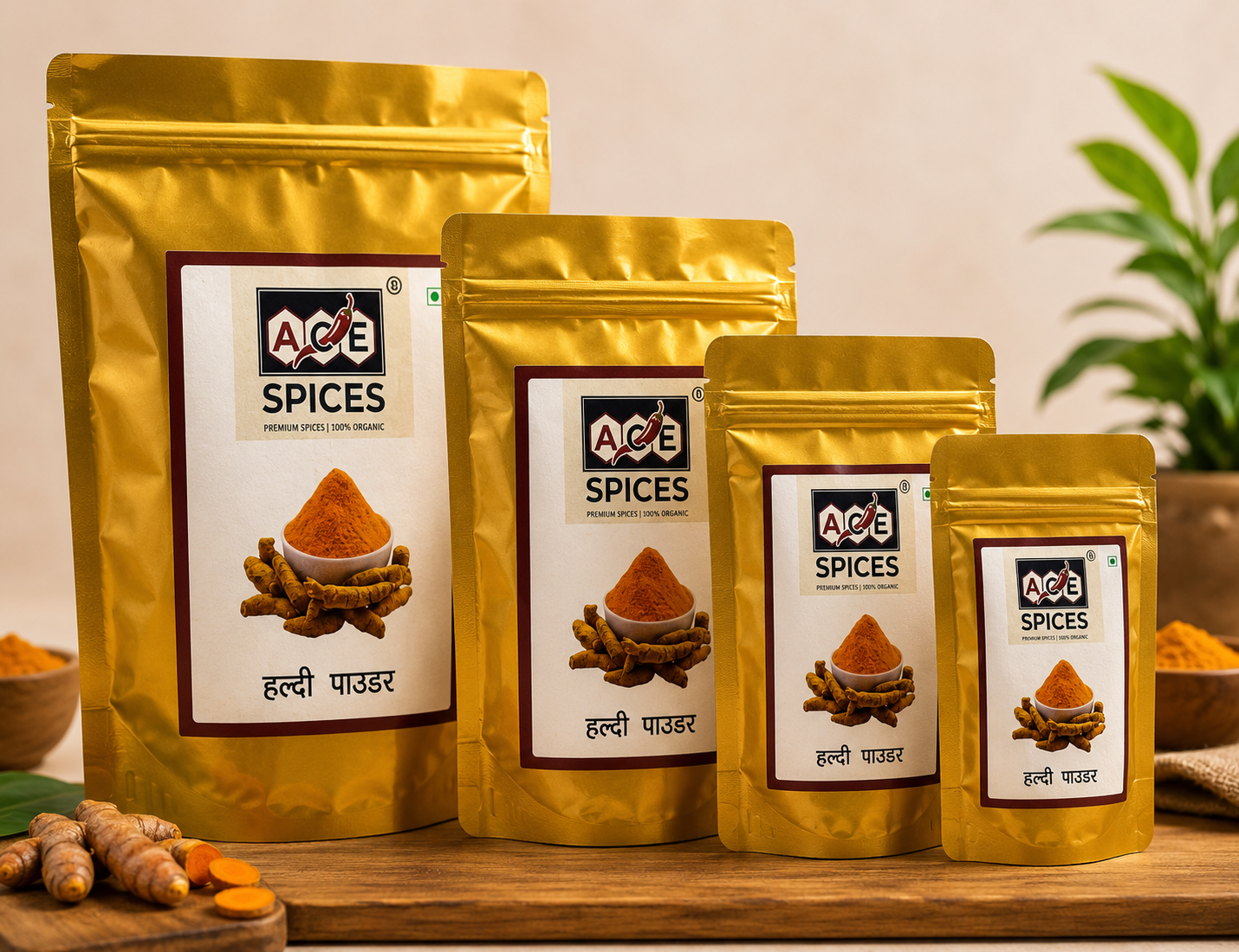 ACE Spices Turmeric Powder (Haldi Powder) | 100% Pure & Natural