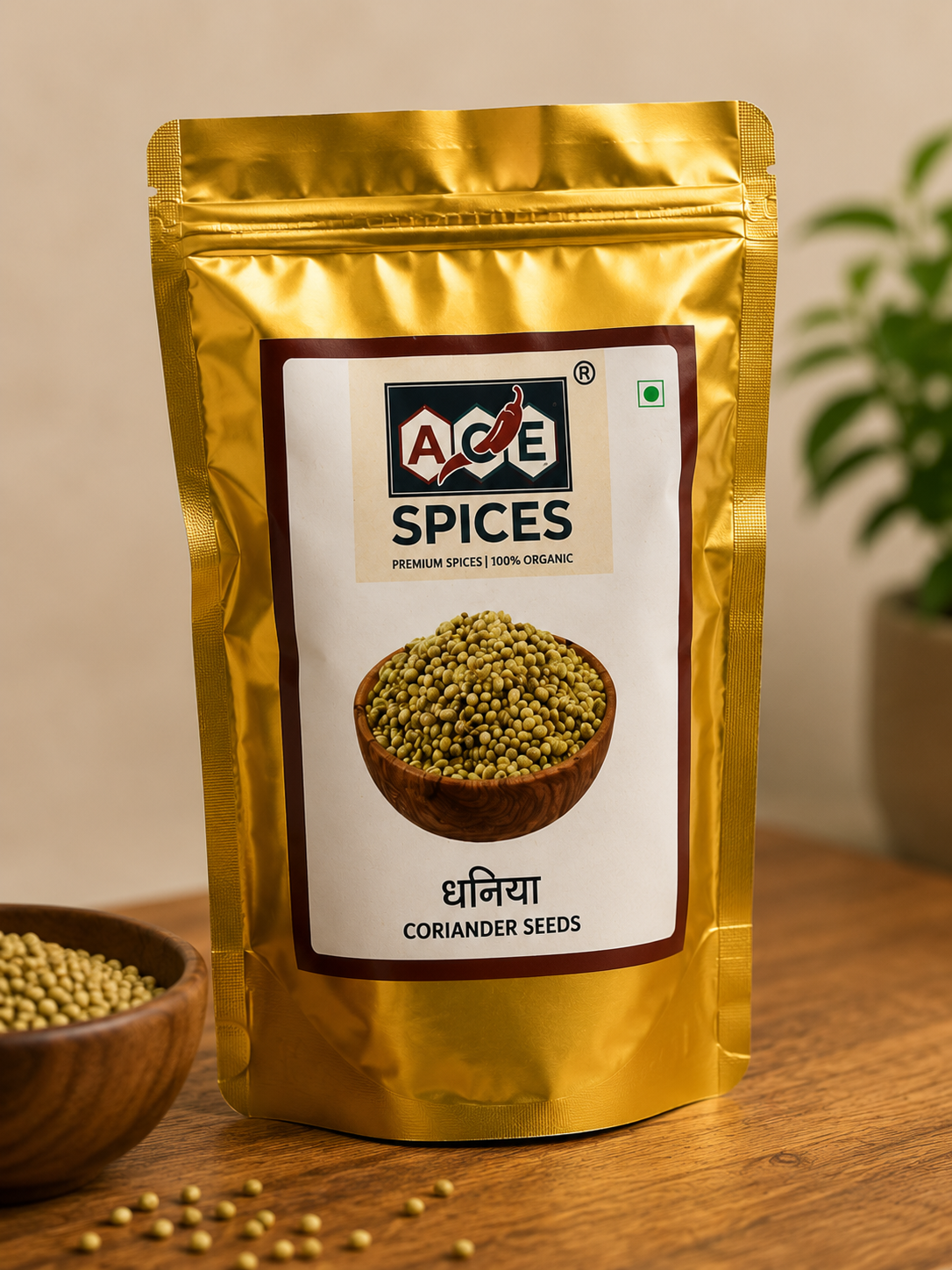 ACE Spices Coriander Seeds (Dhaniya Whole) | Premium Quality | 100% Natural