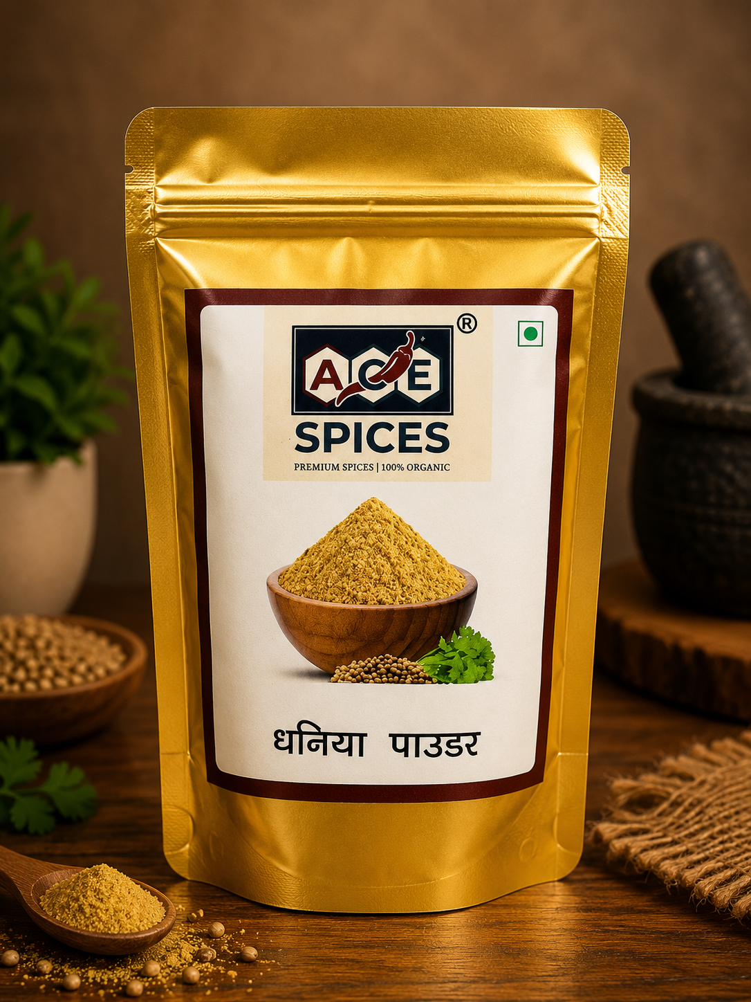 ACE Spices Coriander Powder (Dhaniya Powder) | Premium Quality | 100% Natural