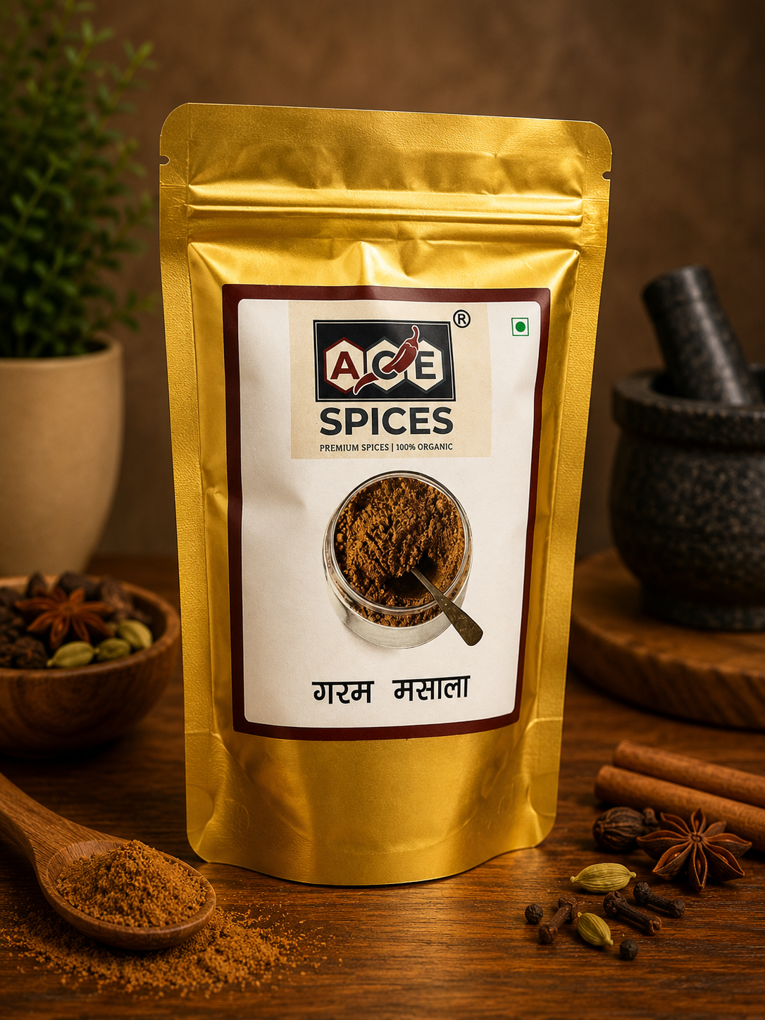 ACE Spices Garam Masala | Premium Blend of Authentic Indian Spices | Fresh & Aromatic