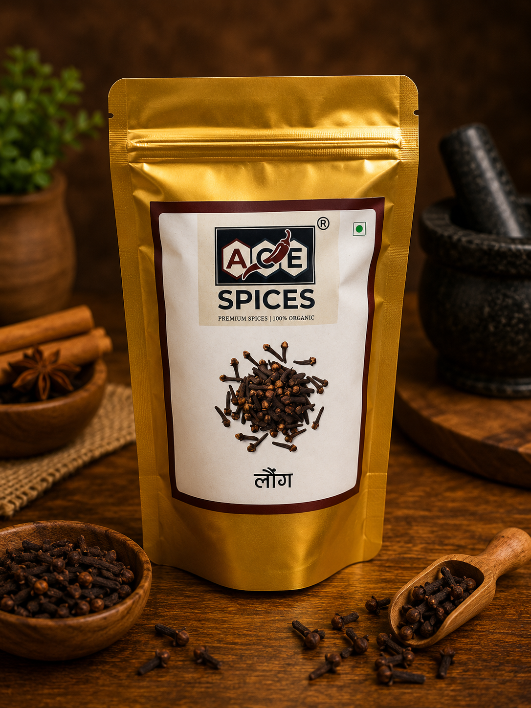 ACE Spices Cloves (Laung) | Premium Whole Cloves | Aromatic & Naturally Fresh