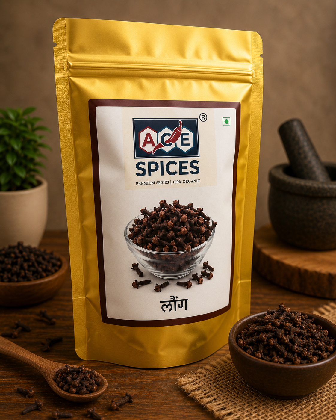 ACE Spices Cloves (Laung) | Premium Whole Cloves | Aromatic & Naturally Fresh