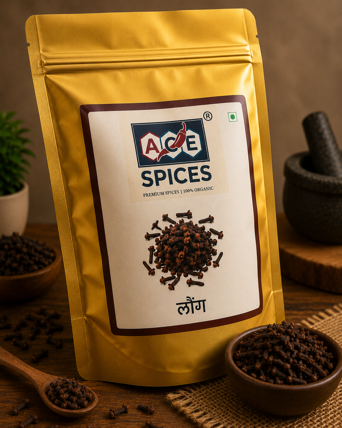 ACE Spices Cloves (Laung) | Premium Whole Cloves | Aromatic & Naturally Fresh