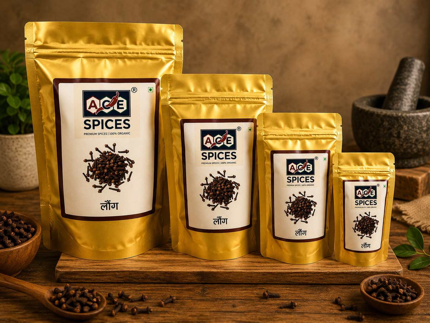 ACE Spices Cloves (Laung) | Premium Whole Cloves | Aromatic & Naturally Fresh