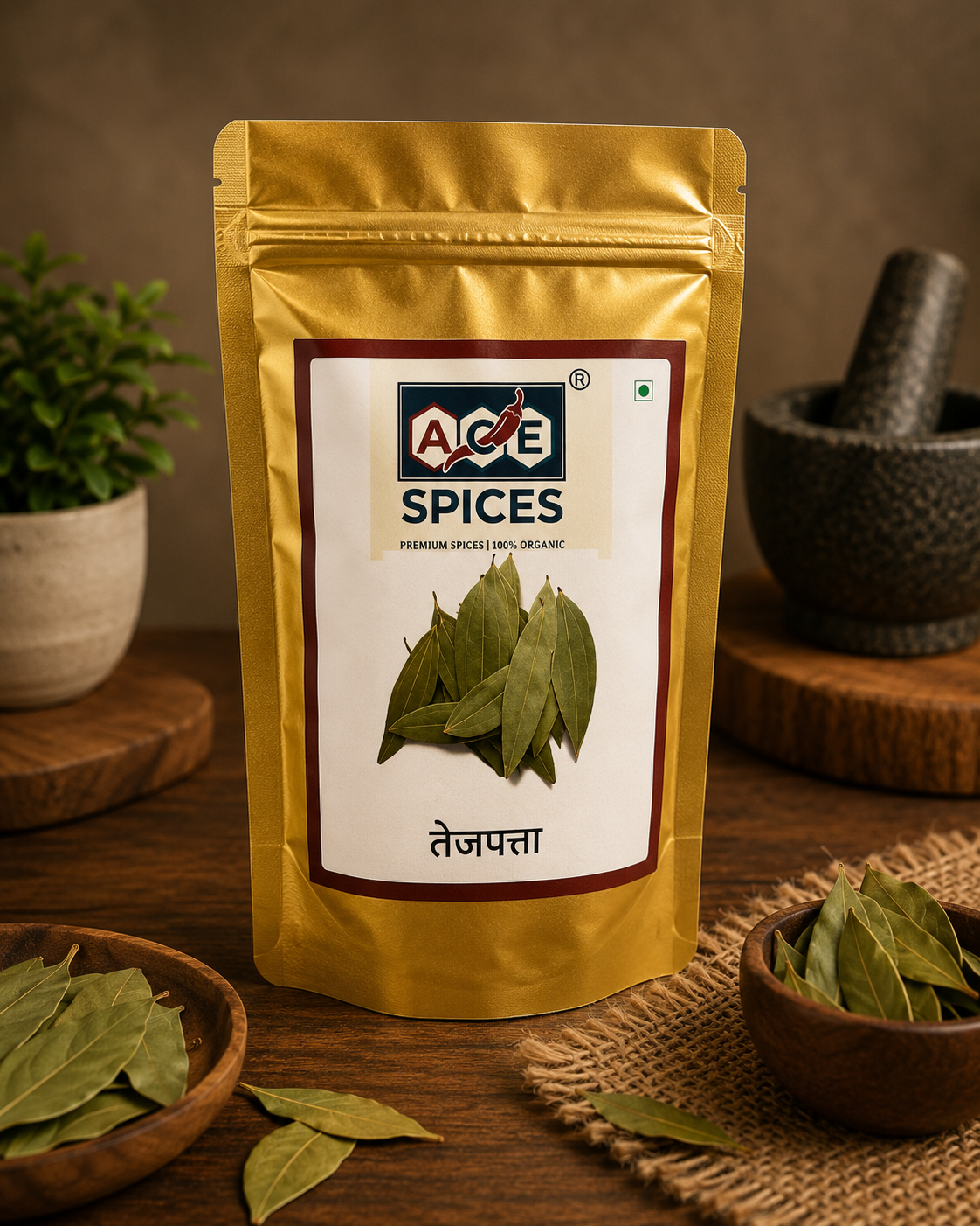 ACE Spices Bay Leaves (Tej Patta) | Premium Whole Bay Leaves | Naturally Aromatic