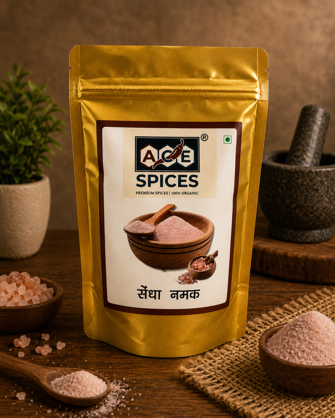 ACE Spices Sendha Namak (Rock Salt) – Premium Himalayan Rock Salt | 100% Natural