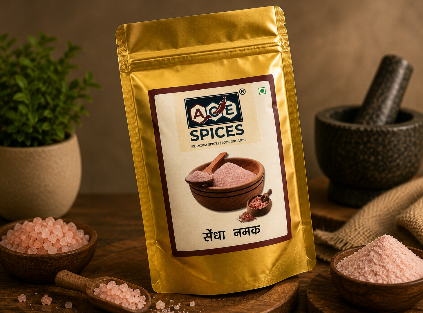 ACE Spices Sendha Namak (Rock Salt) – Premium Himalayan Rock Salt | 100% Natural