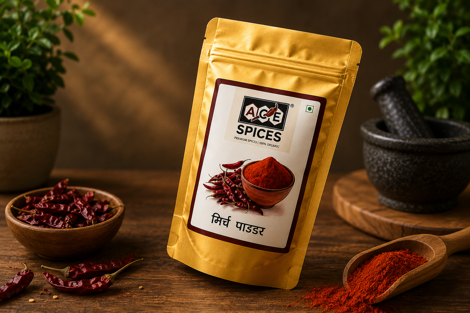 ACE Spices Red Chilli Powder (Mirch Powder) – Premium Indian Red Chilli | 100% Natural