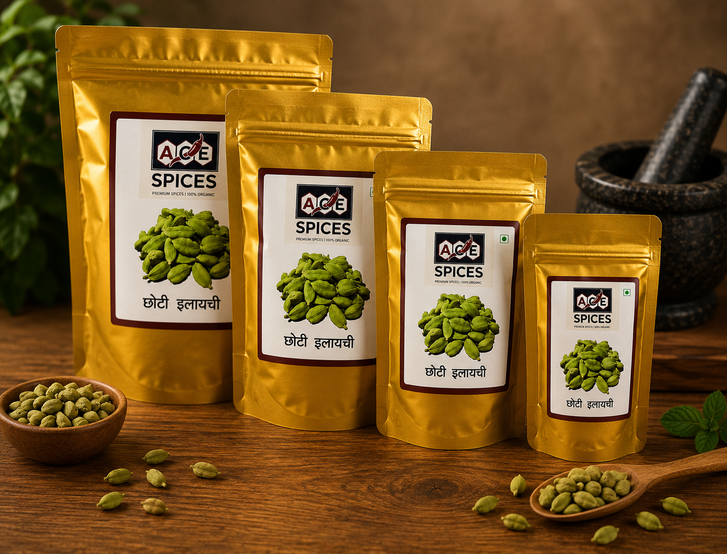 ACE Spices Premium Green Cardamom (Chhoti Elaichi)