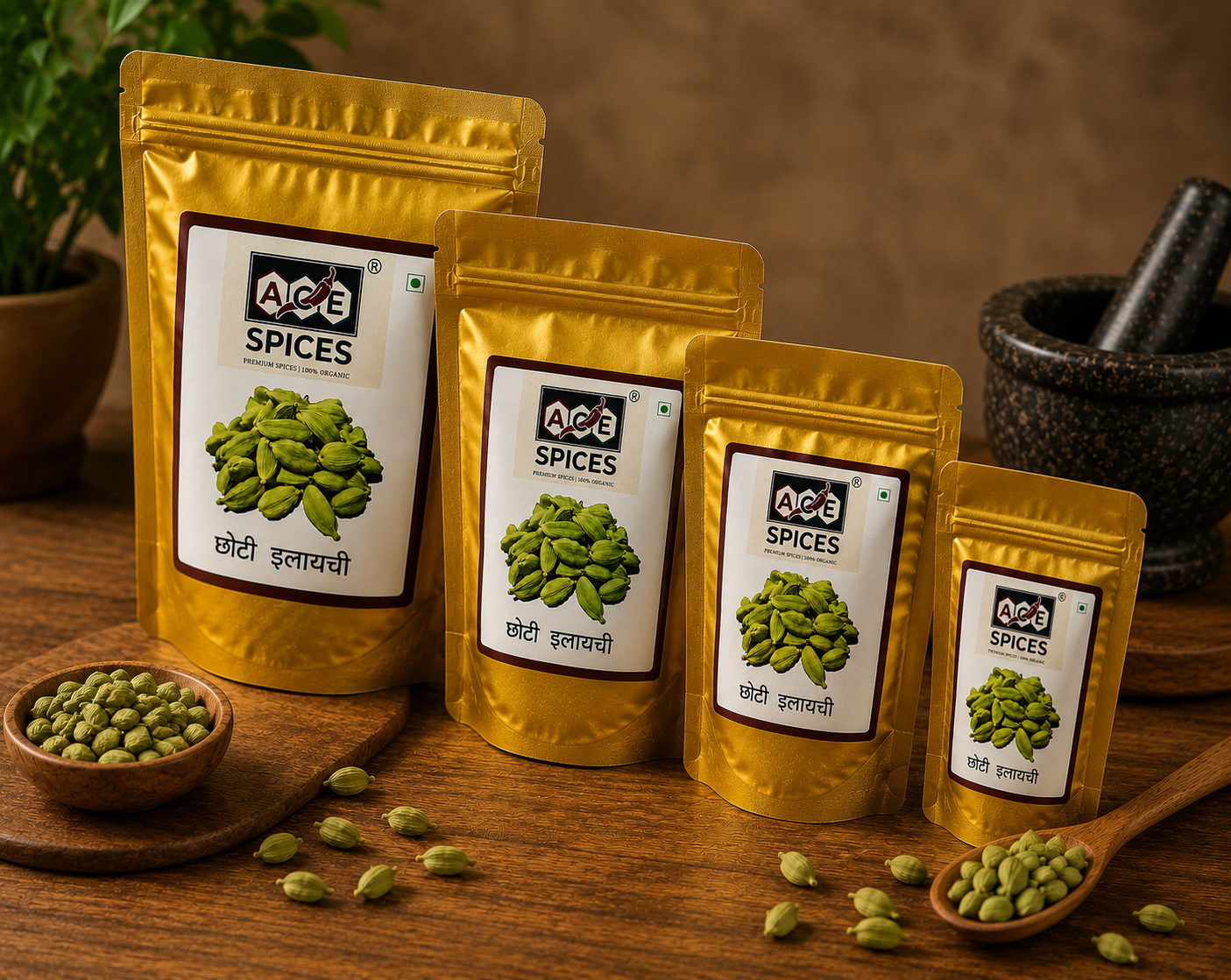 ACE Spices Premium Green Cardamom (Chhoti Elaichi)