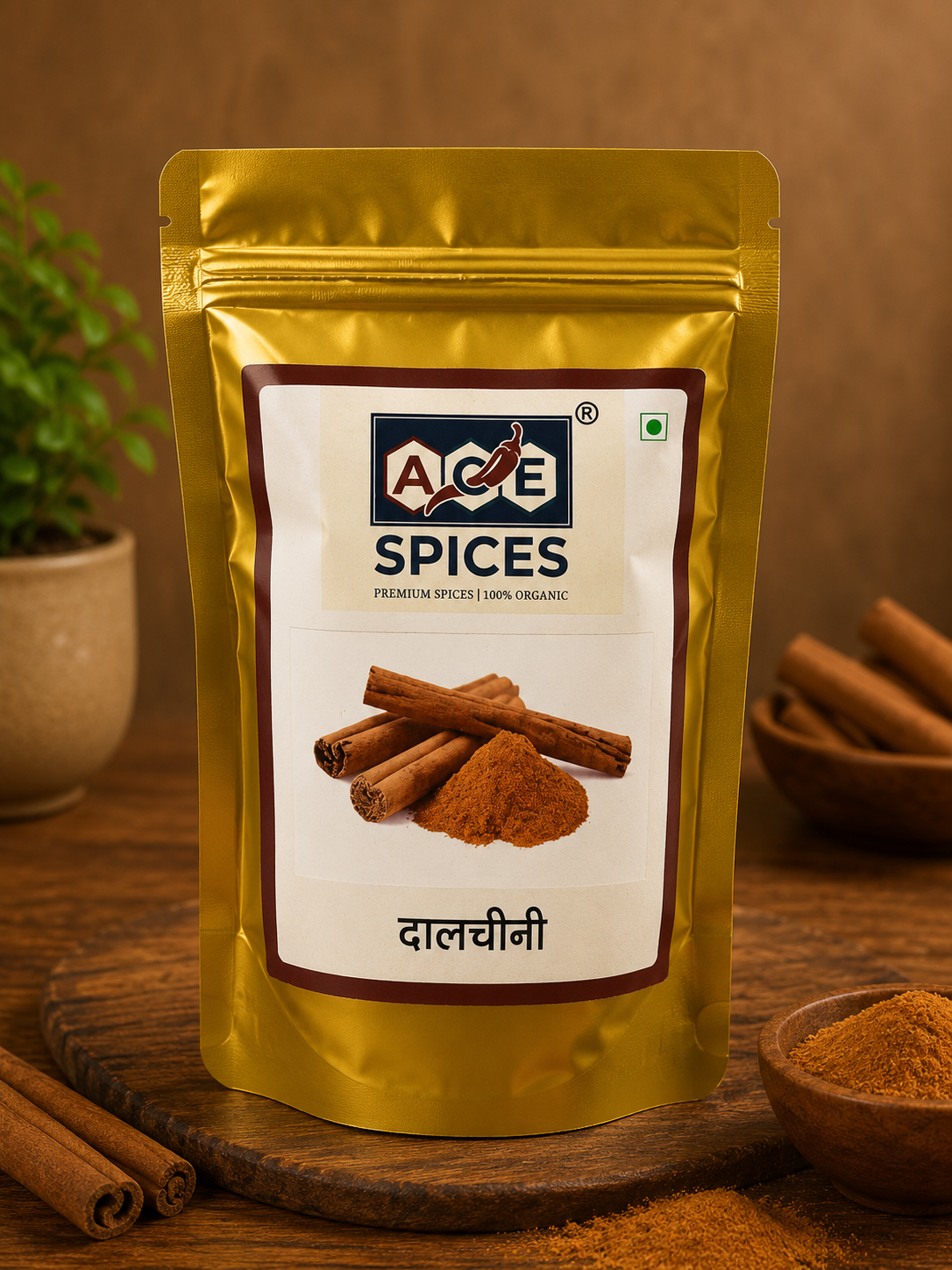 ACE Spices Dalchini (Cinnamon) – Premium Whole Cinnamon | Aromatic & Fresh | 100% Natural