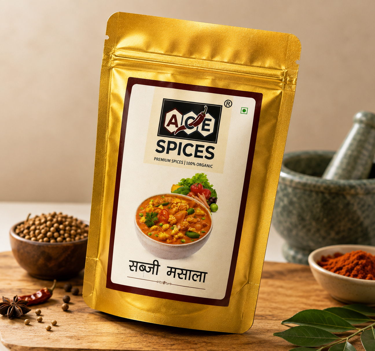ACE Spices Sabji Masala | Premium Organic Spice Blend