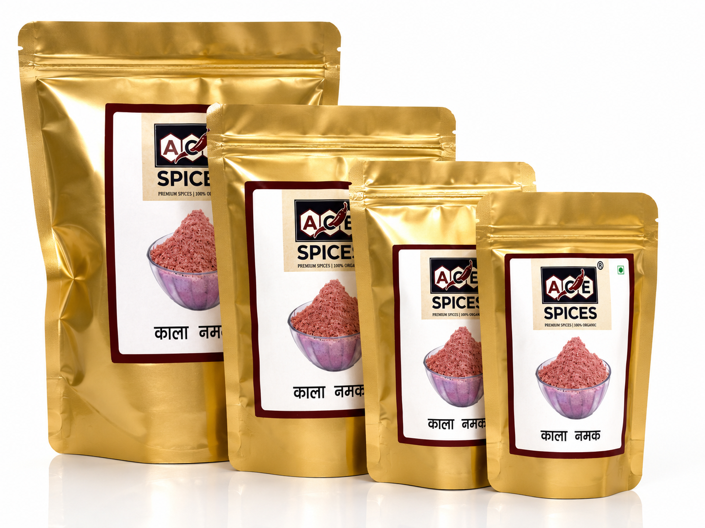 ACE Spices Premium Black Salt (Kala Namak) Powder | Premium Quality | 100% Pure