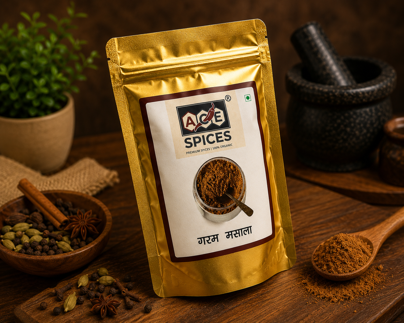 ACE Spices Garam Masala | Premium Blend of Authentic Indian Spices | Fresh & Aromatic